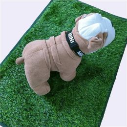 Plumas mascota de césped gato dog universal simulación artificial simulación artificial almohadilla de orina suministros