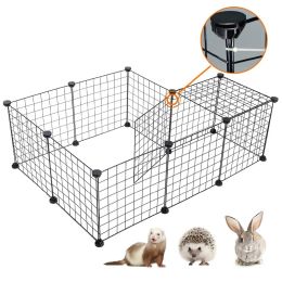 Pennen huisdier playpen ijzeren hek inklapbare puppy kennel huis oefening beveiligingspoort honden voorraden kat krat konijnen cavia kooi