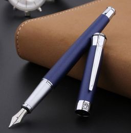 Pensos Picasso Brand Blue Fountain Pen Pape Stationery School Office Suministros de escritura de lujo de cumpleaños Tinta Pensas