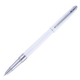 Stylos Picasso Pimio 605 Écriture stylos 0,5 mm Iridium Nib Metal Fountain stylo avec diamant sur le dessus des stylos encassés pour la dame cadeau d'anniversaire