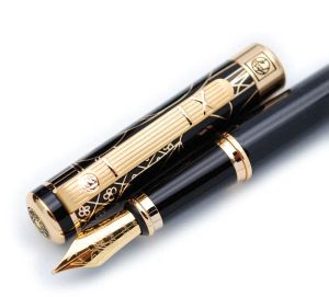 Pens Picasso (Pimio) 902 Gentleman Collection Metal Fountain Pen m Nib 0,7 mm Ink Writing Gift Pen Office School fournit la papeterie