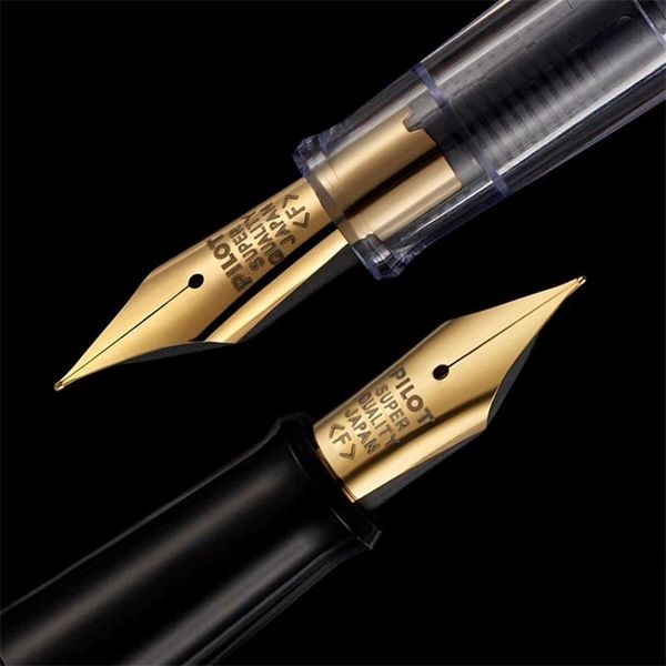 Stylos pilotes 78g + plume originale stylo 2k Gold Finb étudiants pratiquer la calligraphie écriture stylos à encre haute qialité avec emballage de boîte