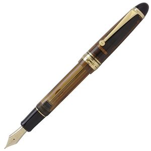 Stylos pilote Custom VIP 823 Fountain Pen 14k Gold stylo vide transparent Pression négative Piston Encre écrite Highend Gift Calligraphie