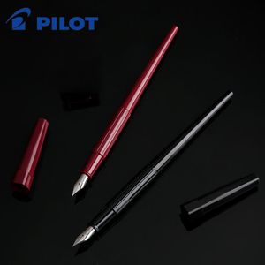 Pensas Fuentes de escritorio piloto Pen DPP70 extra fina de punta/punta fina/punta negra mediana/suministros de escritura de cuerpo rojo Pensas de papelería