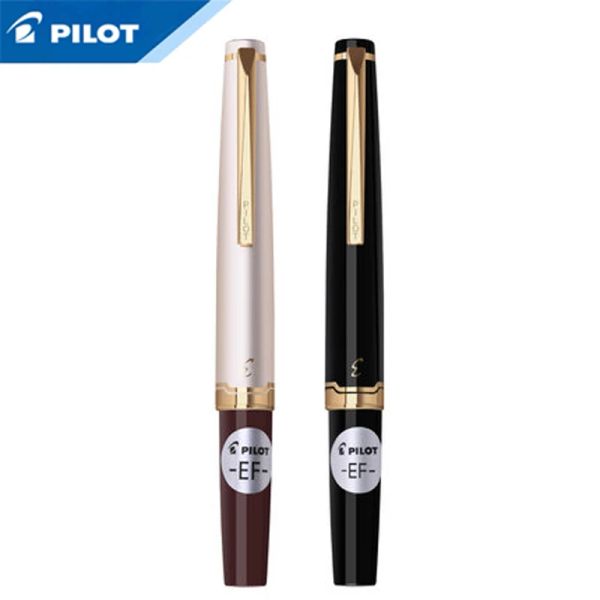 Penns Pilot Elite 95S 14K Gold Pen EF / F / M NIB Limited Version Pocket Fountain Pen Champagne Gold / Noir Cadeau Perfect 2019