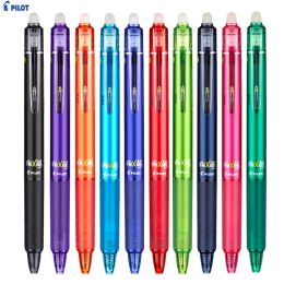 Pensil Pilot FiXion Ball Knock Retractable Erráutico Gel Ink Pens Clicker, punto fino de 0.5 mm, escritura suave borra el lápiz de bolsillo limpio
