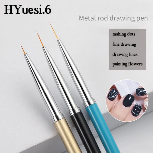Pens Professionals Nail Art Douner Brushes Set UltraHin UV GEL POSIONNE PEINTURE Dessin Flower Pen Manucure Design Kit