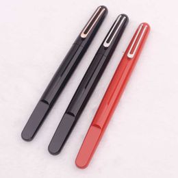 stylos Promotion Magnétique Haute qualité M série Roller stylo à bille Rouge Noir Résine et Placage sculpture fournitures scolaires de bureau Comme Cadeau