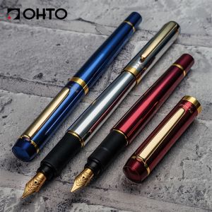 Ensemble de stylos de stylos ohto fier Iraurita Nib Metal Fountain Pen ff15pd papeterie