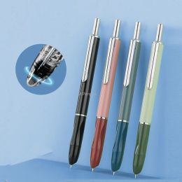 Pens St Penpps A016 Scelled Press Fountain Pen Automatic Press Student Writing Pen 0,5 mm Bureau Remplaçable CARTRIDE ENK CADEAU