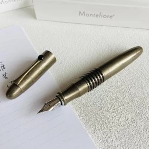 Bolígrafos St Penpps Fountain Pen Metal Ink Pen F Nib Nib Converter Stationery Office School Suministries Escribir regalo