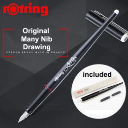 Stylènes de la fontaine de plume d'origine en rotring allemand EF / F / M / 1,5 / 1,9 / 2,3 mm Pratique Rédaction Accessoires stylo