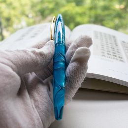 Pennen torpedo scherpe punt kalligrafie artistieke acrylhars gladde fontein penhars cadeau voor mannen vrouwen kantoorbenodigdheden cadeau