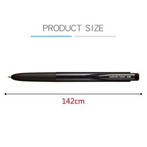Pens Uni Uni Ball Gel Pen UMN155 Signo RT1 Black Ink (Neutral Pen + Recharge) Set Fournitures scolaires Stationnery japonais 0,38 / 0,5 mm