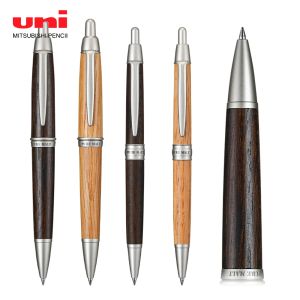 Pens Uni Uni Pure Malt Ballpoint Pen SS1025 / 1015 Natural Centyearold Oak Barrel HighdHed Ballpoint Point Remplaçable Remplaçable