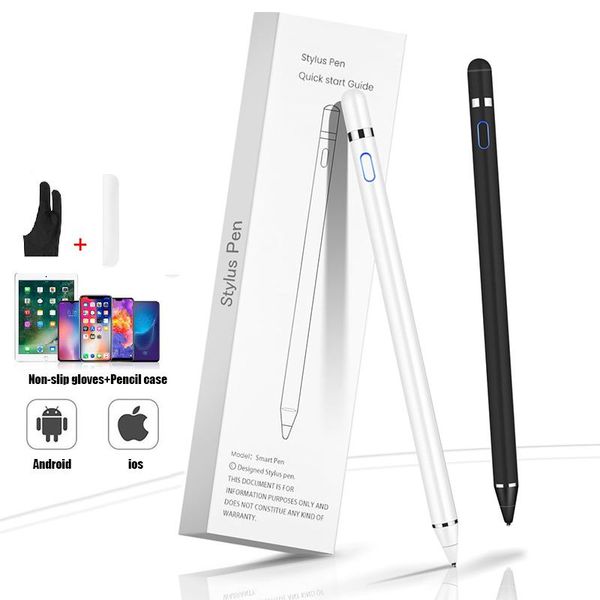 Stylos à écran tactile STLUS Capacitif STLUS Smart Pen pour iOS / Android System Apple iPad Phone Smart Pen Stylus Crayon Touch Pen