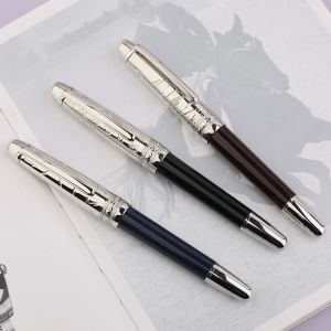 Pens Vintage Majohn P135 Résine Fountain Pen Metal Beautiful Cap Pearl Top Iridium EF / Small Bent Nib Wriming Office Business Gift Gift