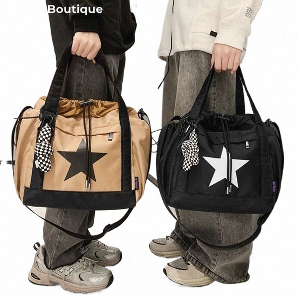 Pentagram Prints Nyl Tissu Sacs à bandoulière pour femmes SPL-Preuve Unisexe Sac à main Grande capacité Shopper Sac à bandoulière 2023 62dy #