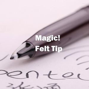 Stylo stylo Pentel pointe feutre encre noire calligraphie marqueur angulaire croquis/dessin/conception/prendre des notes