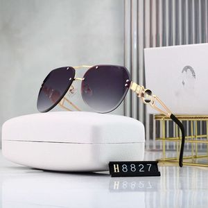 Mensen versnellen designer Zonnebril Optimistisch 2024 Nieuwe Toad Mirror Metal Zonnebril Mannen Vrouwelijk Persoonlijkheid Frameloze Drijven Zonnebrillen Mannelijke UV -bescherming