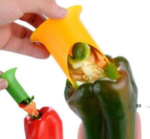 Pepper Corer Chili Seeded Remover Fruits Légumes Outils Dispositif Piment Cutter Corer Slicer Peeler Cuisine Ustensile BBB14733