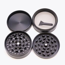 Accesorios para fumar Molinillos de Pimienta Hierbla Metal Ginder 55mm 4 Capa Molinillo de tabaco para CNC Dientes Filtro Net Seco Pen Vaporizer Vapor Vapor