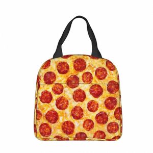 Pepperi pizza feest eten geïsoleerde lunchzakken koelere tas maaltijd ctainer draagbare tote lunchbox voor mannen dames strand picnic 56wo#