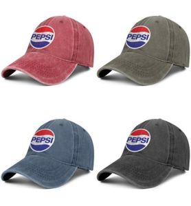 Pepsi Cola bleu et blanc unisexe casquette de baseball en denim cool équipe vierge uniquel hats94579107178135