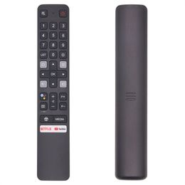 PerFascin Vervangen Voice Afstandsbediening RC901V FMR7 fit voor TCL Smart TV 06-BTZNYY-IRC901V met Netflix FPT Play Key