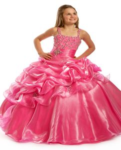 Perfect Angels 1417 Vestidos rosados para niñas pequeñas, vestidos de lentejuelas con flores para niñas, vestido de fiesta para niños, vestido de fiesta 9922236