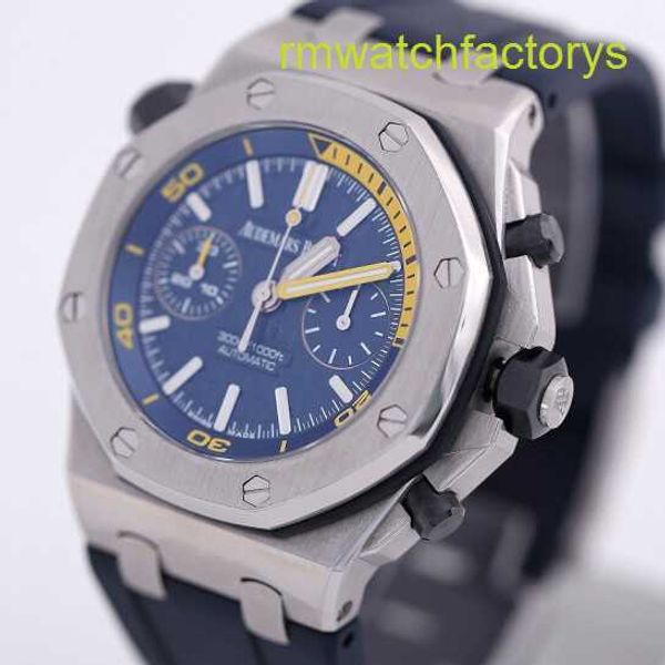 Perfect AP Wallwatch Epic Royal Oak Offshore 26703st Peceds Precision Steel Blue Plate Mecánico Mecánico Swiss Watch Sports Luxury Sports Watch