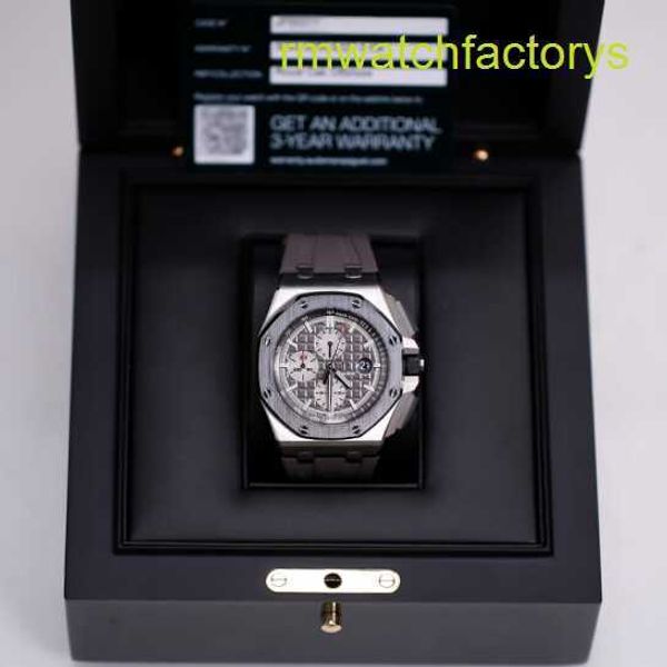 Perfecto AP WRISTWATCH ROYAL OAK OFFSHORE 26400 Reloj para hombres cronógrafo Mecánico Mecánico Swiss Watch Sports Leisure Fashion Watch Gauge de lujo 44 mm