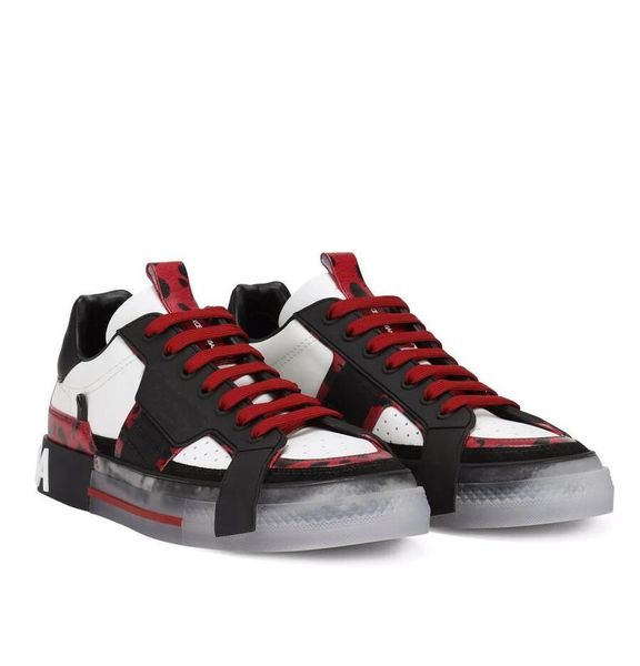 Perfect Brand Men 2.Zero Custom Trainers Shoes con contraste de piel de becerro Nappa Leather Comfort Skateboard Walking EU38-46 Caja original