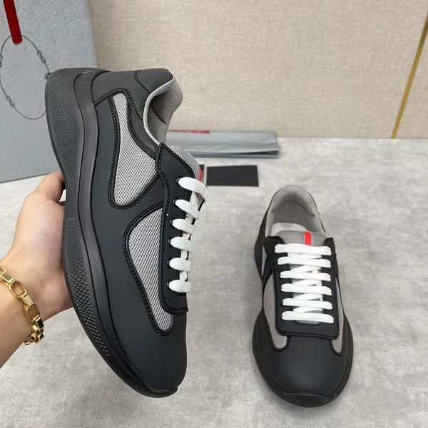 Perfect Daily Life America Cup Zapatos casuales Zapatillas con cordones Hombres Casual Caminar Super calidad Piel de becerro mate Marca Deportes al aire libre EU38-46