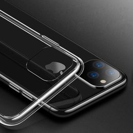 per boot voor 2019 Nieuwe iPhone 11 XR PRO MAX SE 2020 Crystal Gel Case Ultra Dunne Transparante Zachte TPU CLEAR CASE VOOR SAMSUNG S10 E OPMERKING 10 9