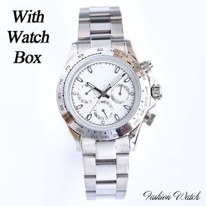 Cadeaux parfaits Montres-bracelets Nouvelle mode mécanique automatique montre étanche mouvement montre-bracelet lumineux femmes dame montres chronographe avec boîte de montre