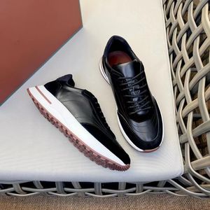 Perfect Nice Casual Walking Heren LPianas Sneakers Schoenen Charms Walk Loafers Lage Top Zacht Rundleer Luxe LP Oxfords Platte Slip-On Rubberen Zool Mocassins 38-46