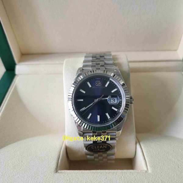 Perfect Clean 126334 Relojes para hombre resistentes al agua de 41 mm Pulsera Jubilee de acero inoxidable 904L Movimiento LumiNova cal.3235 Relojes de pulsera mecánicos automáticos para hombres.
