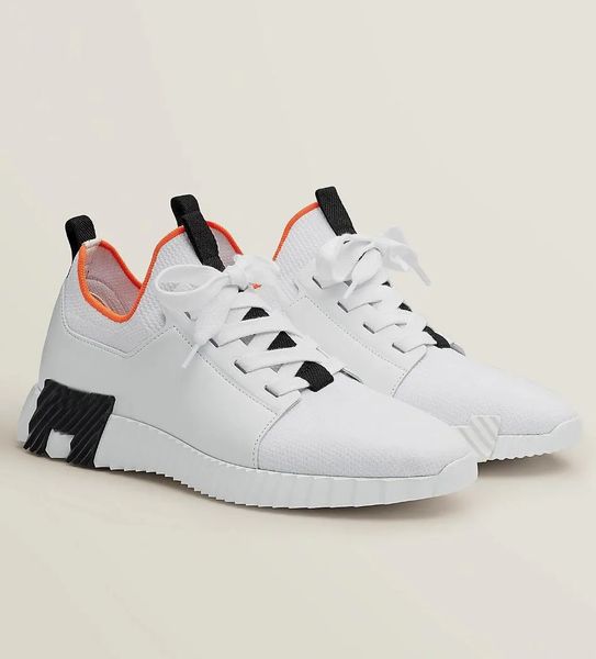 Qualité parfaite Depart Sports Casual Chaussures Low Top Hommes Baskets Tricot En Cuir De Veau Hommes Casual Marche En Gros Discount Entraîneur Avec Boîte