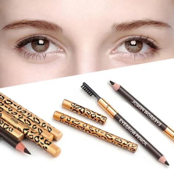 Herramienta de maquillaje de larga duración a prueba de agua perfecta Maquiagem Maquillaje Eyeliner Eyebrow Eye Brow Pencil Brush Maquillaje regalo DHL gratis