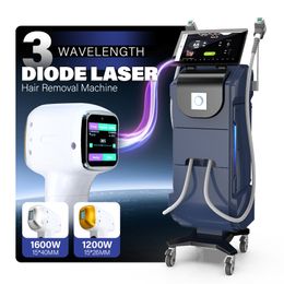 PerfectLaser 2024 DIODE DIODE DIODE LASER MULTI 755 808 1064 ICE Machine d'épilation laser à la peau sensible au menton ICE