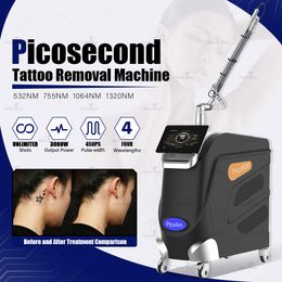 PerfectLaser Device Professional Q interrupteur Nd Yag Laser Tattoo Repoval Machine Picoseconde Carbon Peleling Black Doll Skin Treatment