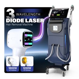 Machine d'épilation au laser à diodes perfectLaser 755 808 1064 3 Longueurs d'onde Repoulure du laser à cheveux professionnels