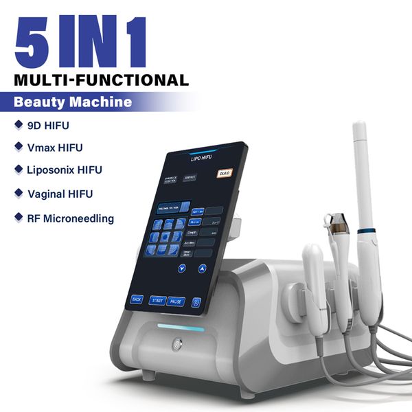 Perfectlaser Multifunción Hifu 5 en 1 Hifu 9d Vmax Máquina Liposonix antiarrugas Tratamiento de elevación Smas Cuidado facial Dispositivo de adelgazamiento corporal