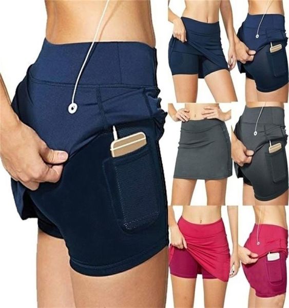 Falda pantalón activa de rendimiento Faldas para mujer Faldas de tubo de talla grande para mujer Correr Tenis Golf Entrenamiento Deportes Ropa natural 219624152