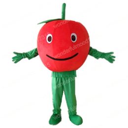 Performance Apple Costumes De Mascotte De Haute Qualité Carnaval Hallowen Cadeaux Unisexe Adultes Jeux Fantaisie Tenue De Vacances Publicité Extérieure Costume Costume