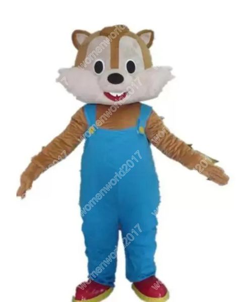 Performance pantalon bleu écureuil mascotte Costume Simulation personnage de dessin animé tenues costume adultes taille tenue unisexe anniversaire noël carnaval déguisements