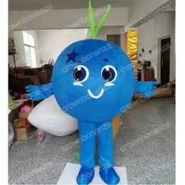 Disfraces de mascota de arándano de rendimiento Traje de personaje de dibujos animados de Halloween Traje de fiesta al aire libre de Navidad Ropa publicitaria promocional unisex