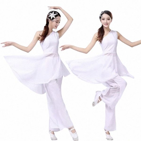 Costume de performance Dr Modern Dancing Dr Han Elements Off-Shoulder White Elegant Dr g8bG #