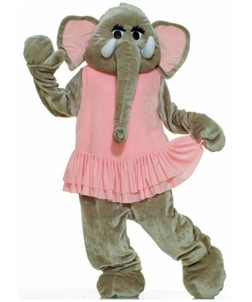 Disfraz de mascota de elefante de rendimiento Halloween Navidad Fiesta de lujo Personaje de dibujos animados Traje Traje Adulto Mujeres Hombres Vestido Carnaval Unisex